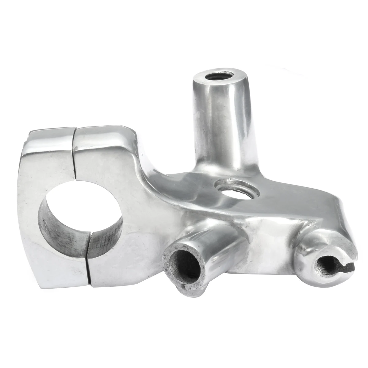 

Chrome Clutch Perch Lever Holder Bracket For Honda Shadow 600 VT750 25mm 1 Inch handlebar