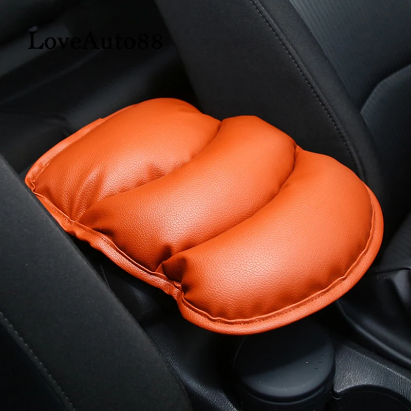 

For KIA RIO 3 4 Leather Armrest Pillow Pad Center Armrest Box Pads Car Arm Rest Top Cover