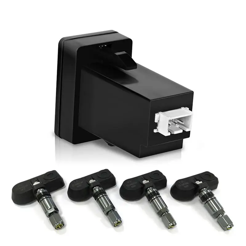 U912 Car Wireless Tire Pressure Monitoring System 4 Internal Anti-theft Sensors LCD Real-time TPMS For Toyota Land Cruiser Reiz