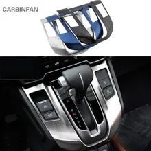 Для Honda CR-V CRV 5th аксессуары автомобильный Стайлинг наклейка из нержавеющей стали переключения передач Панель Автомобиля Крышка отделка стикер C538