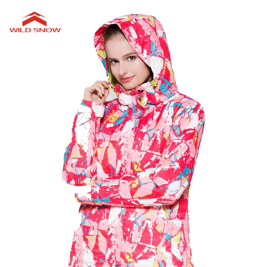 

new Ski Jacket Women Snowboard suit Snow Outdoor sportswear Thermal Coat Waterproof Windproof Professional Mountain Skiing suits
