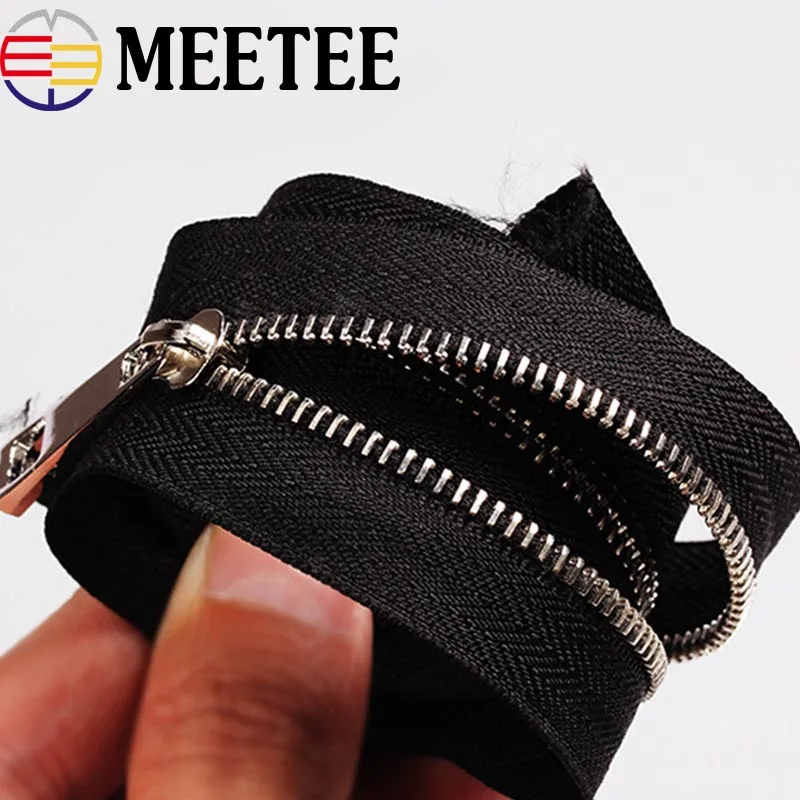 

2Yards Eco-friendly 3# Metal Zipper for Sewing DIY Zip Sports Coat Clothes Open-end Zippers Garment Clothing Accessories