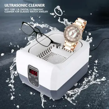 

VGT-1200 1.3L Digital Ultrasonic Cleaner Brush Ultrasound Cleaning Machine for Glasses Jewelry Watch 4 Types Plug