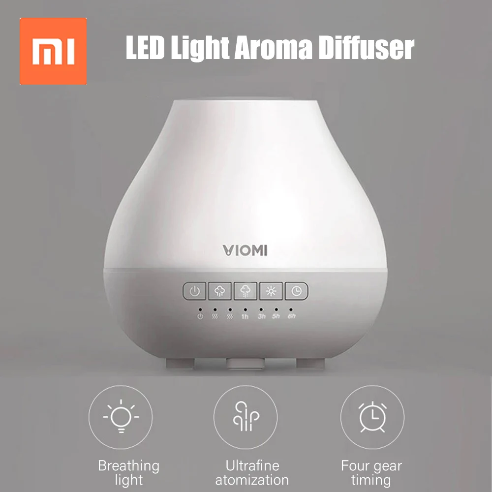

Xiaomi Humidifier Aroma Diffuser Viomi Ultrasonic Humidifier Aromatherapy Diffuser Led Light Air Purifier Oil Diffuser Household