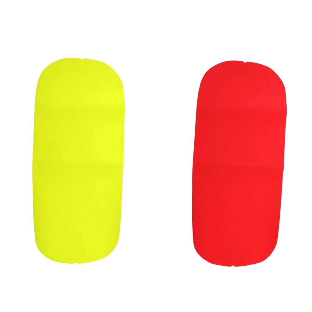 Perfeclan 2 шт./компл. 210d нейлон Дайвинг поверхности маркерный Буй (SMB) ремонт патч аксессуары-красный и флуоресцентный желтый
