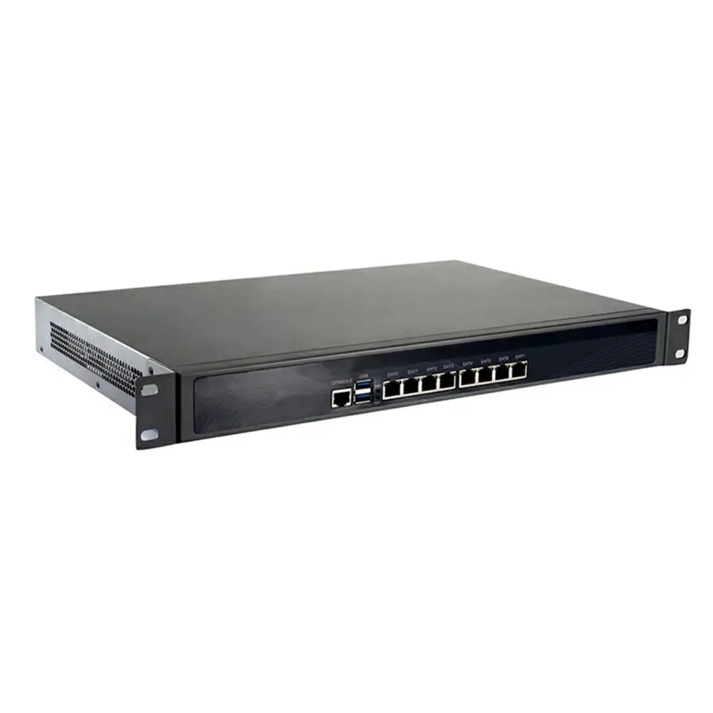 Firewall Mikrotik Pfsense VPN Network Security Appliance Router PC Intel Core I3 2367M,[HUNSN SA15R],(8Lan/2USB3.0/1COM/1VGA