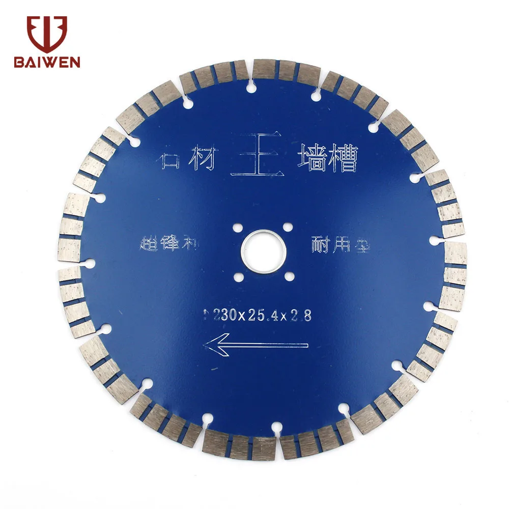 

9" 230mm Diamond Saw Blade For Granite Marble Slab Rock Concrete Floor Tile and Masonry Dry Wet Cutting Disc
