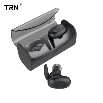 

TRN T100 Wireless bluetooth 5.0 Mini Charging Cabin Ear Hook HIFI Sport Earphone Headset Use For Iphone/Android Phones
