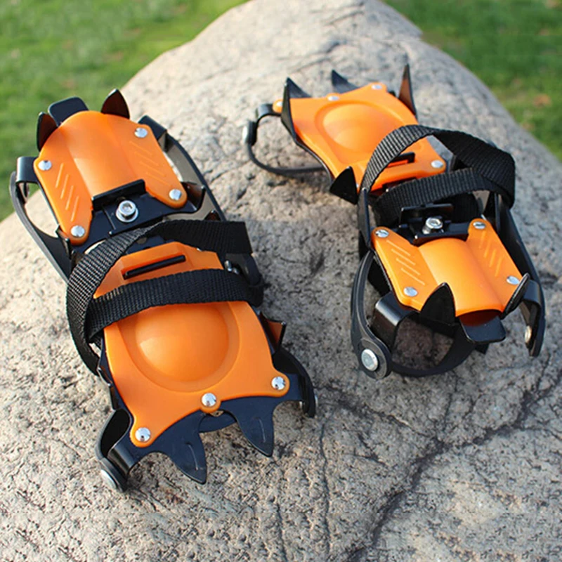 

1Pair Sports Portable Non-slip Shoe Cover Ice Snow Grip Shoes 10 Teeth Hot Sale