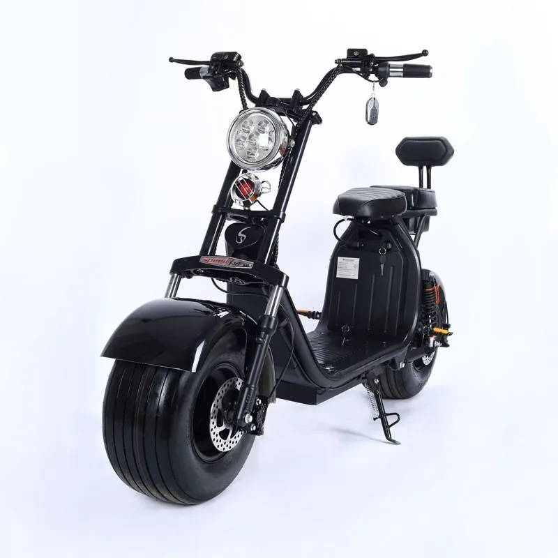 

Large round Harley electric scooter adult battery car double leisure two wheel scooter ebike