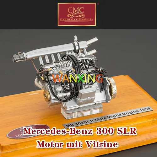 

Stirling Engine Static Model CMC1:18 Benz Car 300SLR Engine Alloy Material Collection Gift Free Shipping