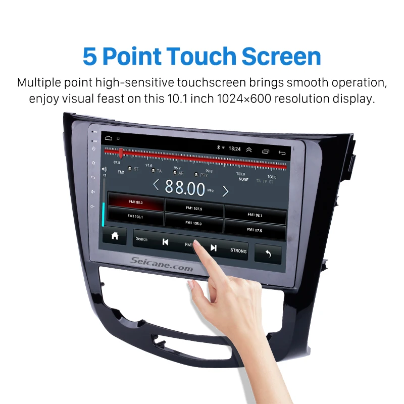 Seicane Android 8.1 Quad Core 10.1 Inch Car Radio GPS Navi Multimedia Player For 2013 2014 2015 201
