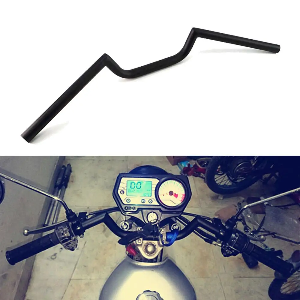

22mm 7/8" 67cm OX Horn Style Motorcycle Aluminum Handlebar Cross Bar for Cafe Racer Motocross Dirt Bike ATV Quad CG125