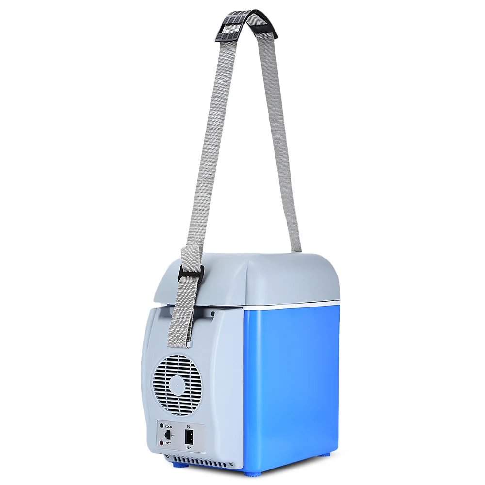 

DC 12V Mini 7.5L Capacity Portable Car Refrigerator Cooler Warmer Truck Thermoelectric Electric Fridge for Car Travel RV Boat