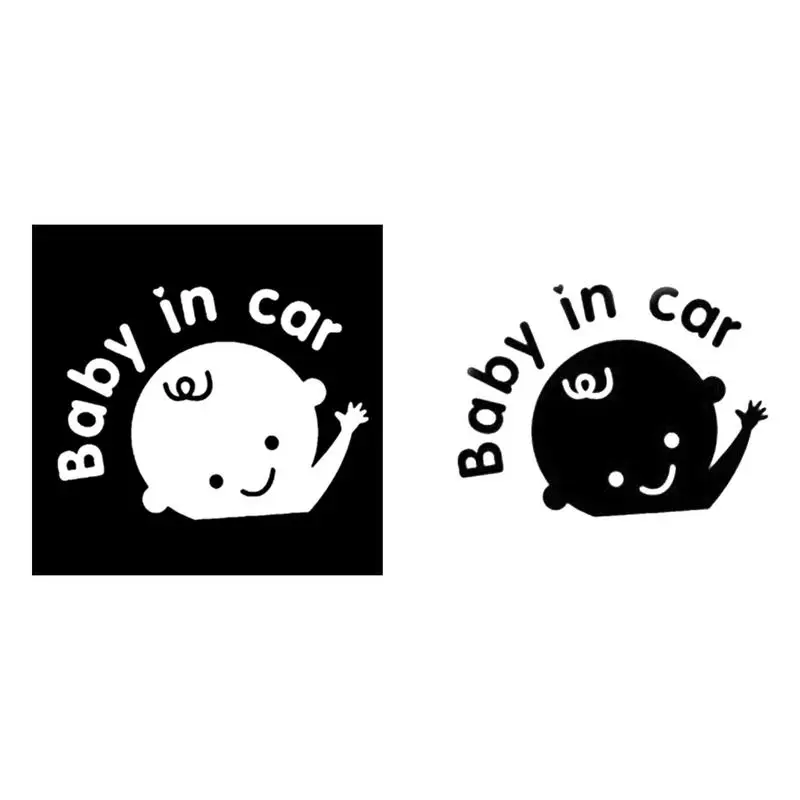 

Baby In Car Car Sticker Baby Boy Innovative Reflective Car Sticker Warning Car Sticker Rear Window Sticker