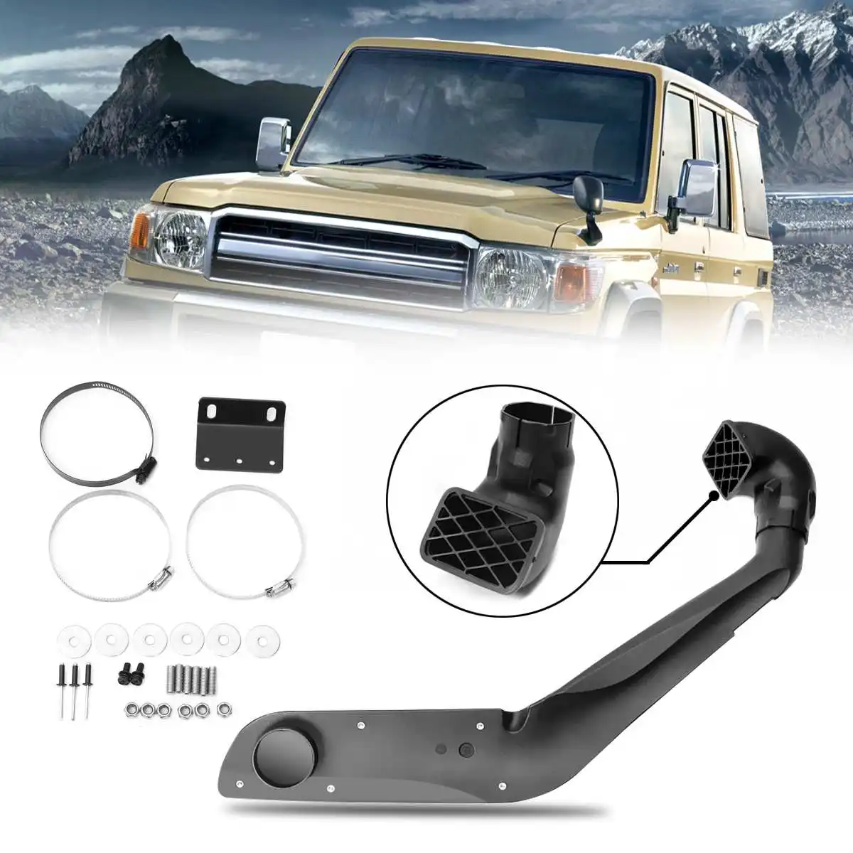 

Snorkel Air Ram Intake Kit For Toyota-LC80 SS81HF series Land Cruiser for Lexus LX450
