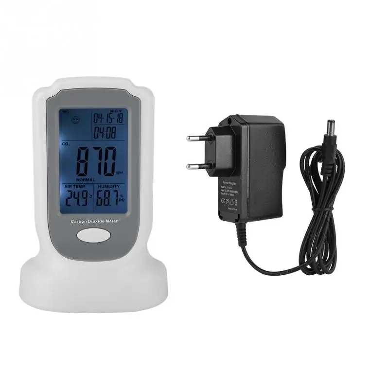 

GM8802 Handheld Carbon Dioxide Detector CO2 Monitoring Measuring Tool EU Plug AC100-240V White