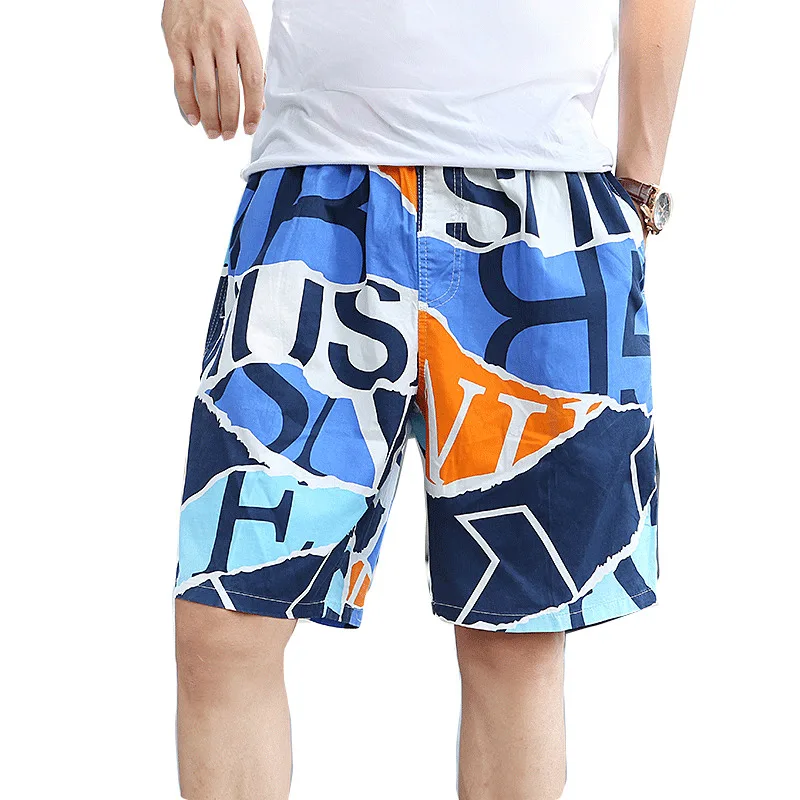 Мужские летние пляжные шорты AIRGRACIAS, хлопковые шорты Бермуды для мужчин размера плюс XL-6XL, Новое поступление