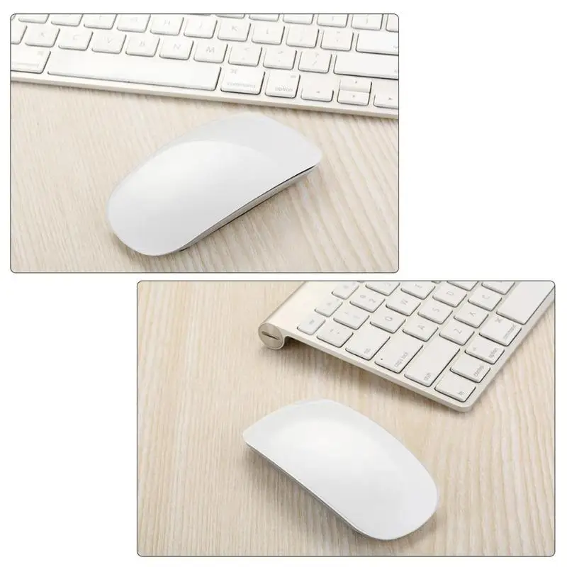 Ультратонкий USB 2 4 г беспроводная мышь сенсорная полоса прокрутка 1200 dpi