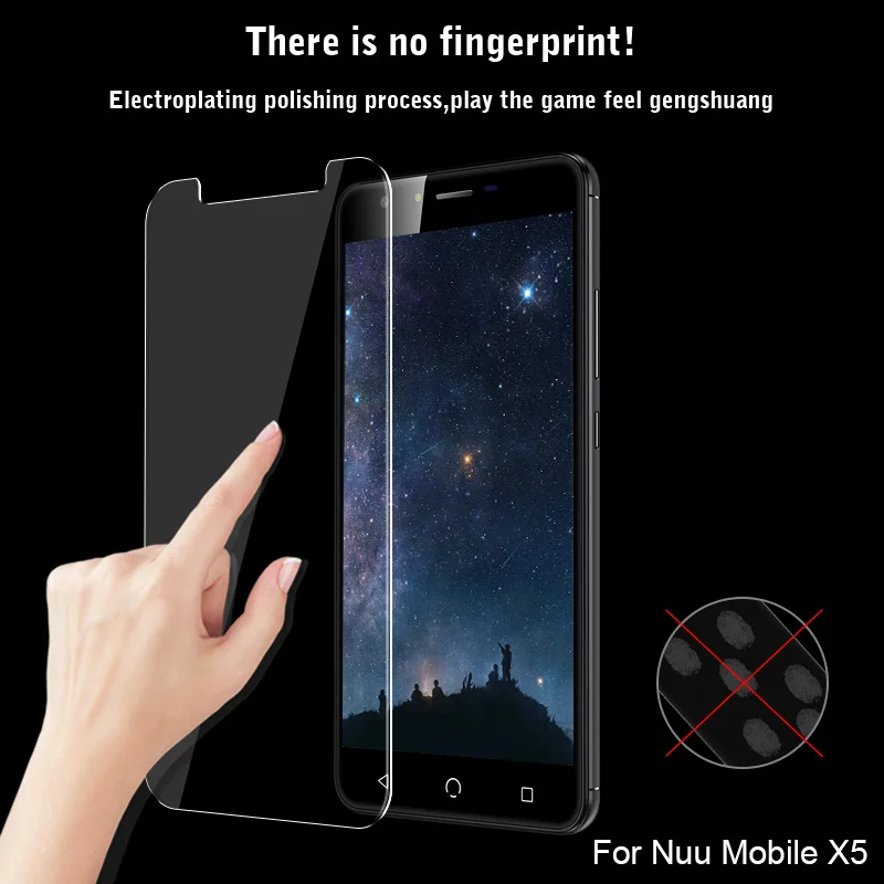 DyGod для Nuu Mobile X5 закаленное стекло 5 дюймов Переднее Защитная пленка Замена