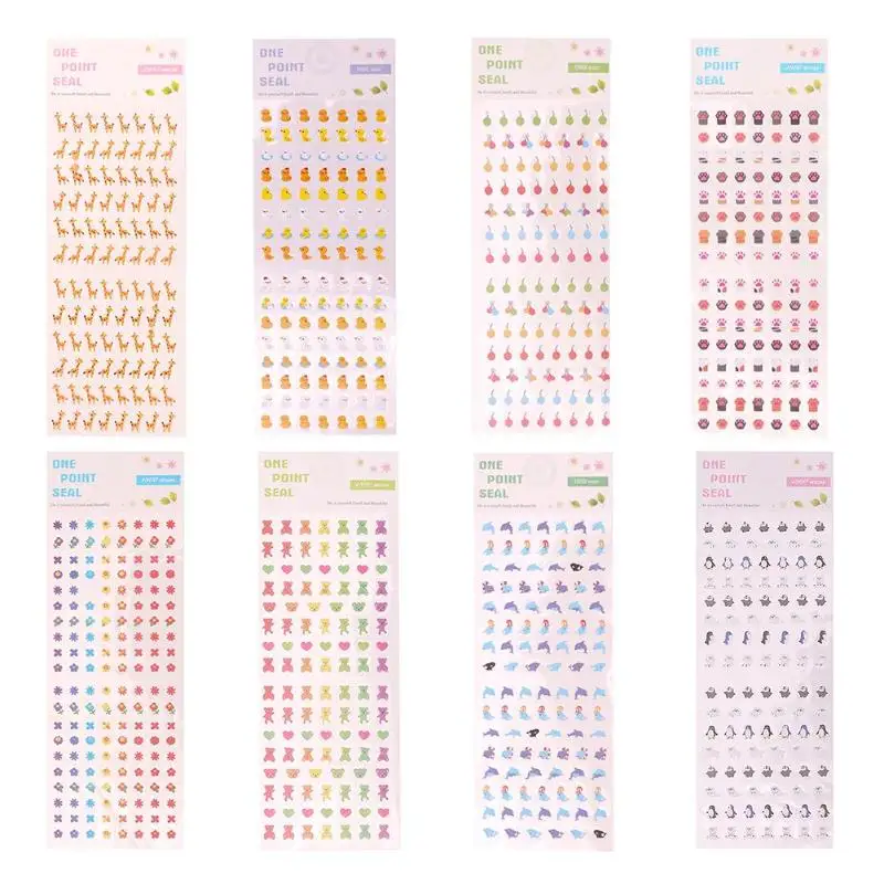 

Nail Art Sticker Lovely DIY Album Diary Nail Sticker Scrapbooking Decal Mobile Phone Decor DIY Pattern Water Transfer Decal Sets