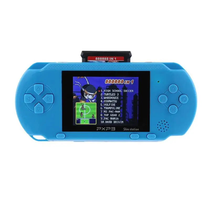

NEW Latest 16-bit Console with 1GB Storage Space PXP3 PVP Handheld Game Player Video Game Console with 2 Game Card
