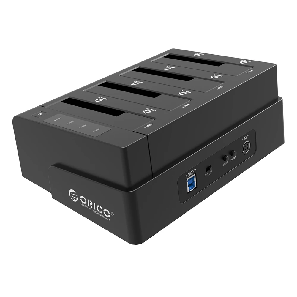 ORICO 6648US3 4-Bay USB 3,0 2,5/3,5 дюймов SATA внешний жесткий диск HDD док-станция Док-станция для Off-line с настраиваемым потоком воздуха, клон kayfun док-станции