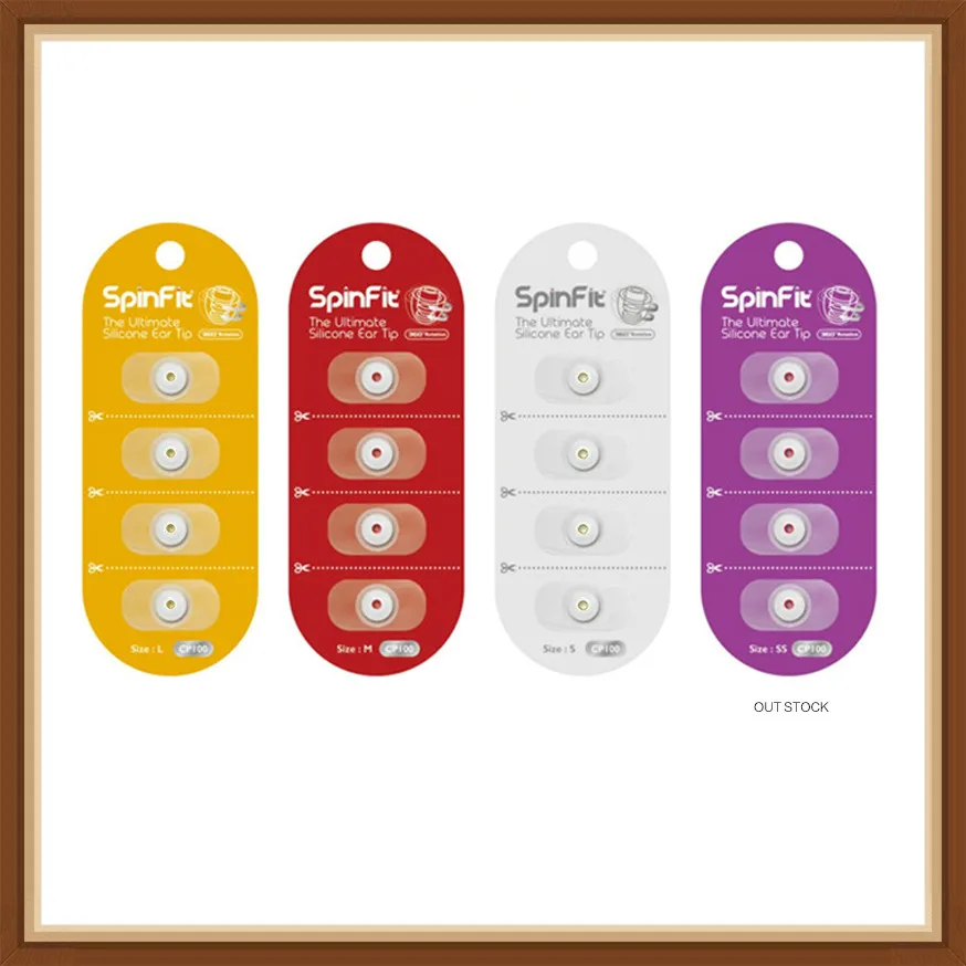 

Original DUNU SpinFit CP100 CP800 In-ear Patented Silicone Earphones Eartip 1 Pair (2PCS)