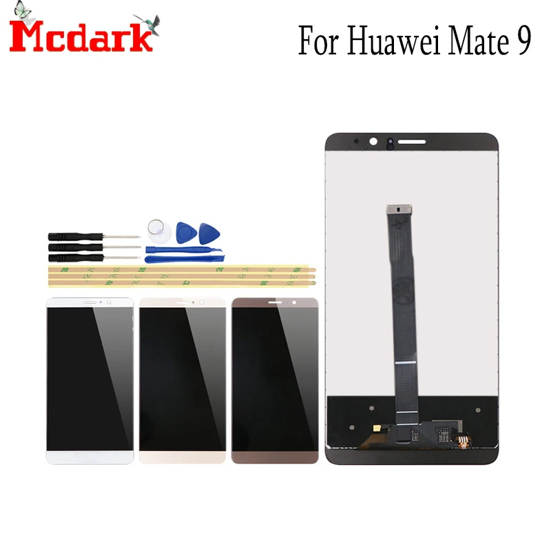 ЖК экран для Huawei Mate 9 Mate9 телефон с диагональю 5 дюйма Сменные аксессуары дисплей +