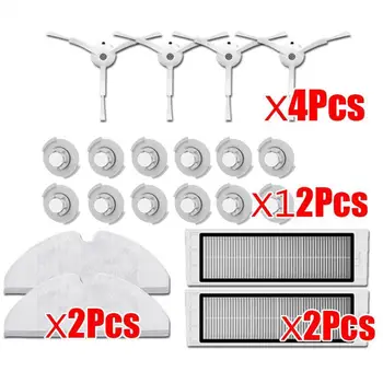 

Suitable for Xiaomi Roborock Robot S50 S51 Vacuum Cleaner Spare Parts Kits Mop Cloths Wet Mopping filter Side Brush Roll Brush