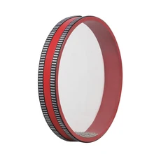 8 дюймов твердый деревянный океан волна барабан морской барабан рама барабан Нежный морской звук музыкальная игрушка красный