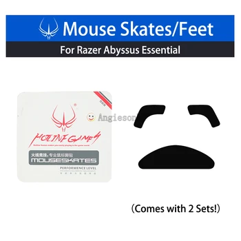 

2 Sets Abyssus mouse Leg Base Foot Feet / Skates Teflon 0.6mm for Gaming Ra.zer mouse NEW