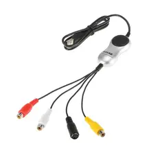 USB 2,0 Захват hd-видео карта адаптер рекордер конвертер для Windows 7 8 10