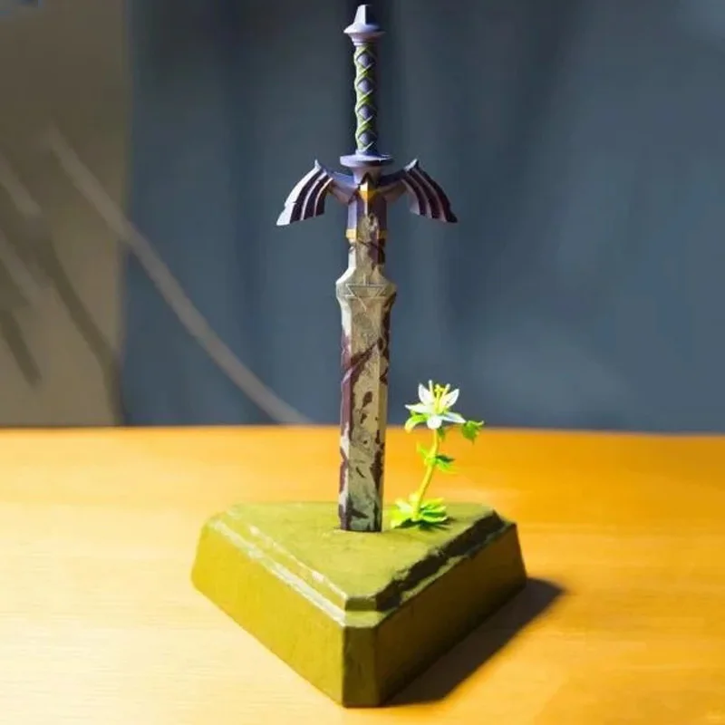 

26cm The Legend Of Zelda Breath of the Wild Master Sword Skyward Sword PVC Action Figures toys Anime figure Toys For Kids gifts