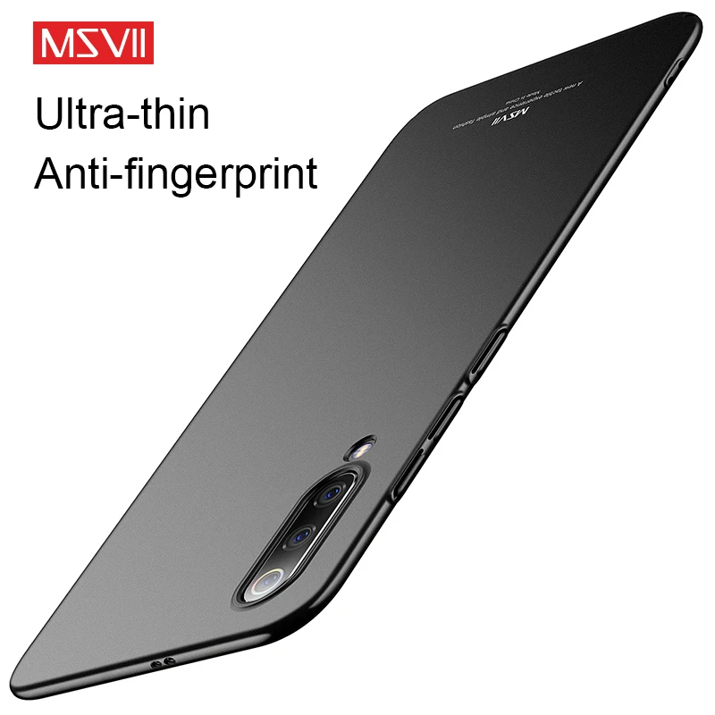 MSVII Phone Cases for Xiaomi Mi 9 Case Matte Hard Case Cover for Mi 9 Ultra-thin Anti-fingerprint Anti-knock for Xiaomi 9 Coque