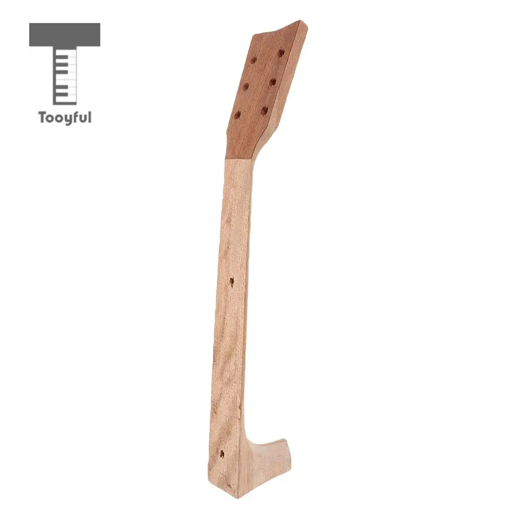 

Tooyful Exquisite Polished Mahogany Replacement 41'' Acoustic Guitar Neck Luthier Tool DIY Musical Instrument Parts