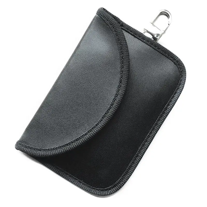

Car Key Bag Fob Signal Blocker Faraday Bag RFID Signal Blocking Bag Shielding Pouch Wallet Case Interior Accessories