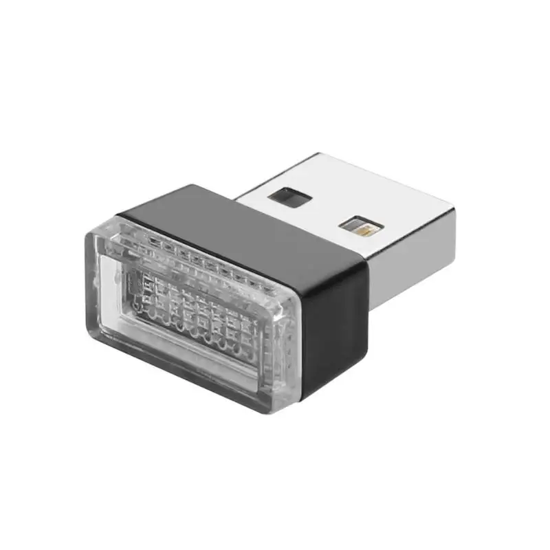 Мини автомобильная интерьерная атмосферная лампа USB светодиодная Зажигалка