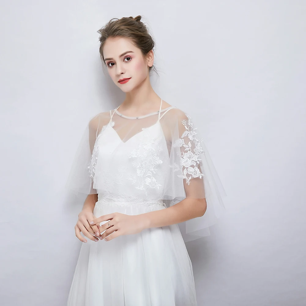 tulle wedding wrap