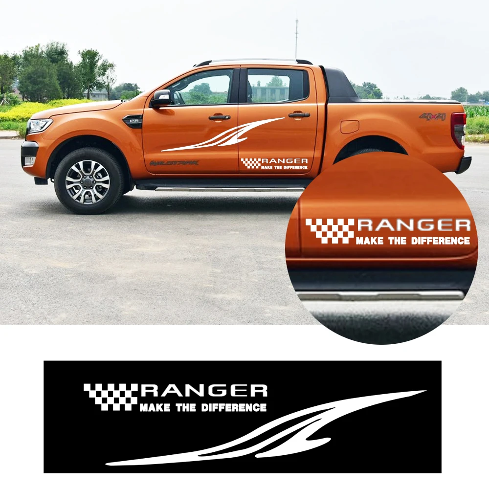 Наклейка для Ford Ranger боковая наклейка на кузов автомобиля украшение сделай сам