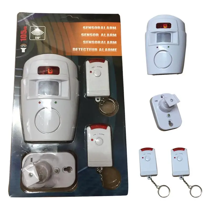 

Double remote control infrared wireless alarm home alarm electronic dog alarm infrared alarm mini gsm pir golf kerui key finder