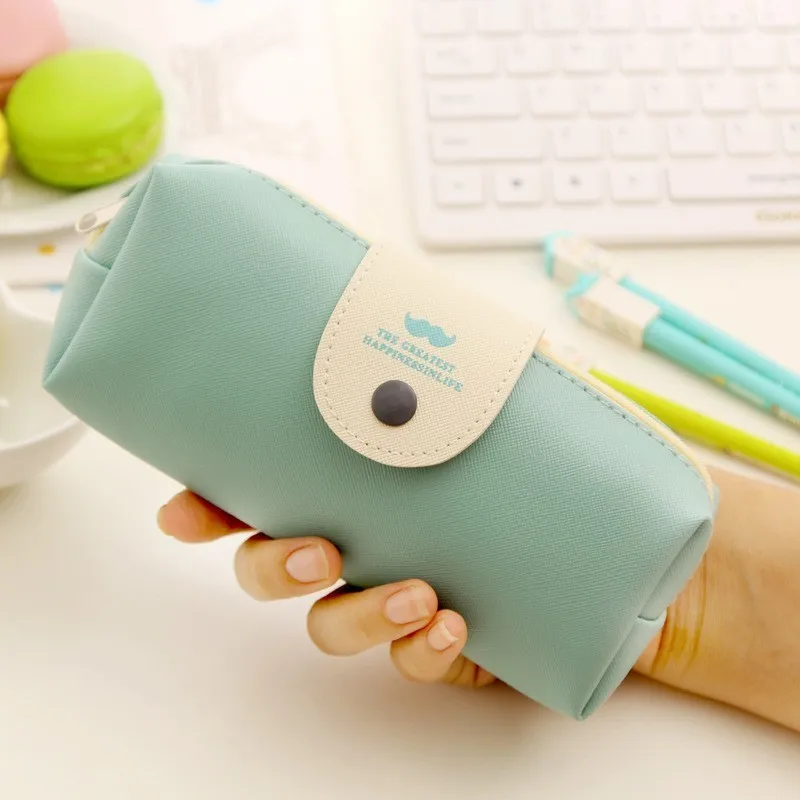 

Cute Pencil Cases Pen Box Office School Stationary Store Supplies Creative Roll Penholder Colorful Small Bag Pencil Girl 04860