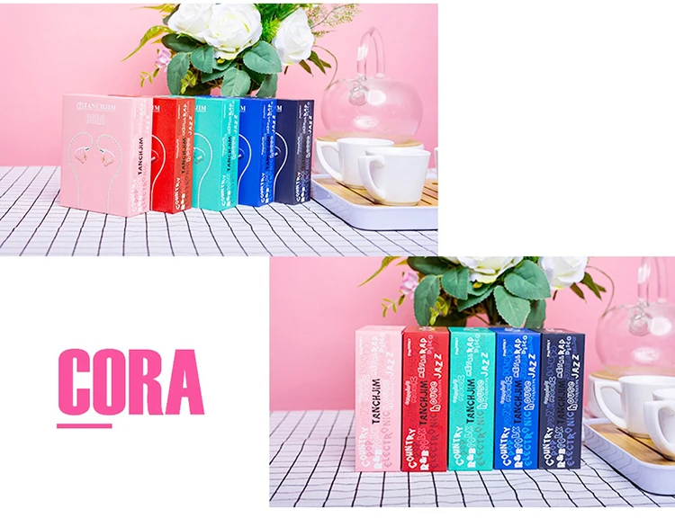 TANCHJIM Cora Macaron Динамический драйвер Hifi музыкальный монитор DJ студия посеребренные