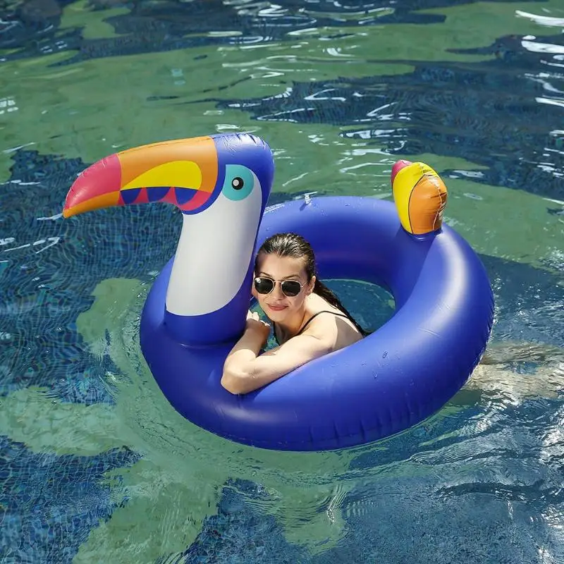 Cute Parent child Swimming Ring Inflatable Armpit Kids Swimming Pool