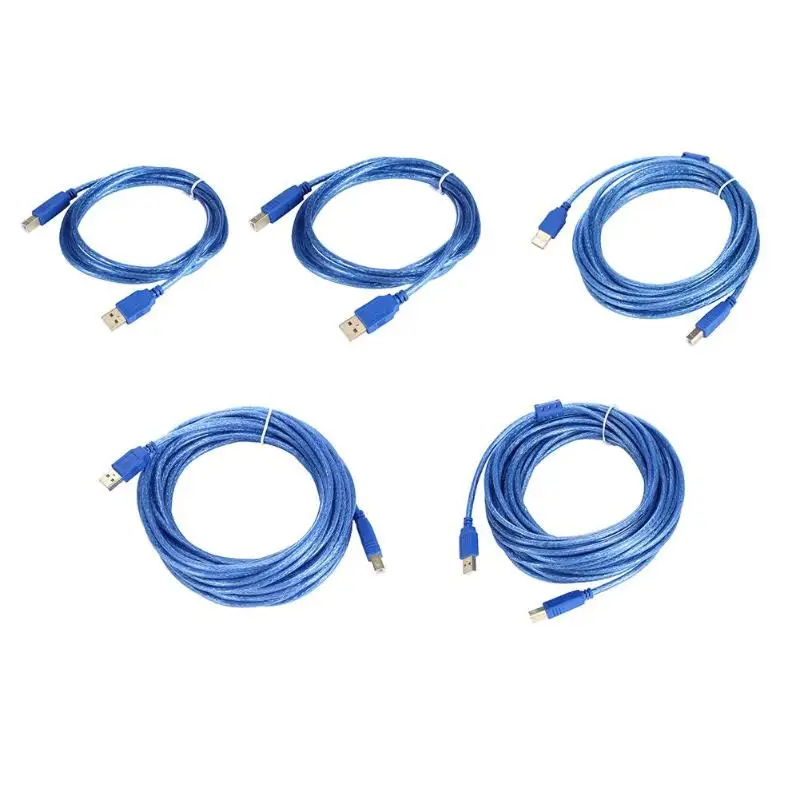 

2m 3m 5m 5m 10m USB 2.0 Scanner Printer Cable USB2.0 High Speed A To B Male Sync Digital Data Cable For Canon Epson HP Printer