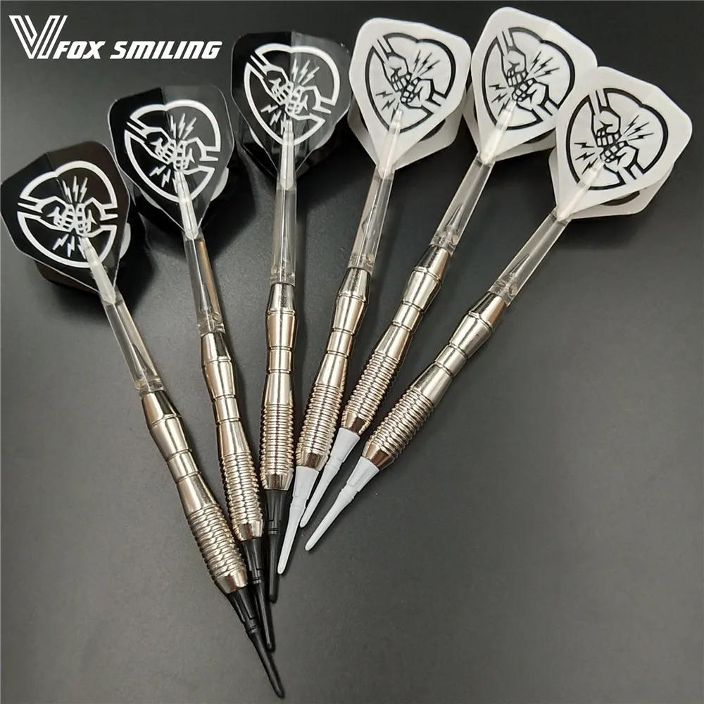 Fox Smiling 3pcs Professional Electronic Soft Tip Darts 17g 146mm Darts