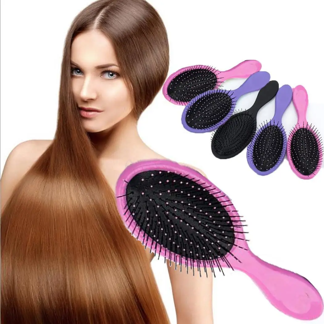 Massage Brush Hair Comb Hair Styling Care Tool Wet Curly Detangle Hair
