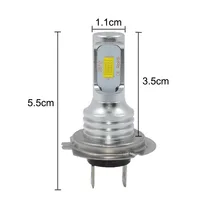 DayWalker 72 W фары для H7 светодиодный Автомобильные фары 3000lm Canbus Светодиодная Лампочка белый 6000 k светодиодный свет фары автомобиля лампы 12 V 24 V H7 фары автомобиля-Стайлинг