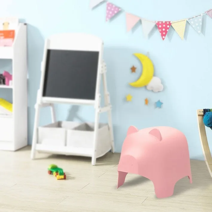 SoBuy KMB14, Kids Chair Children Stools Plastic Pig Design Chair SoBuy KMB14, Kids Chair Children Stools Plastic Pig Design Chair
