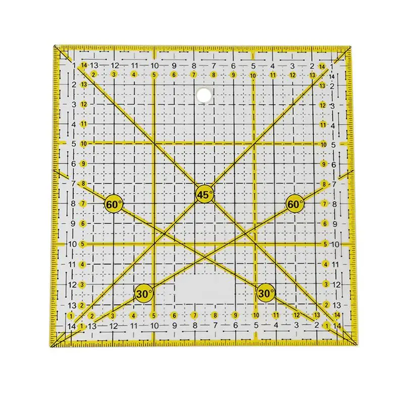 

DIY Sewing Patchwork Tools Square Sewing Ruler Tailor Cutting Gadget For Home & Living Durable Not Easy To Fade Quick Delivery